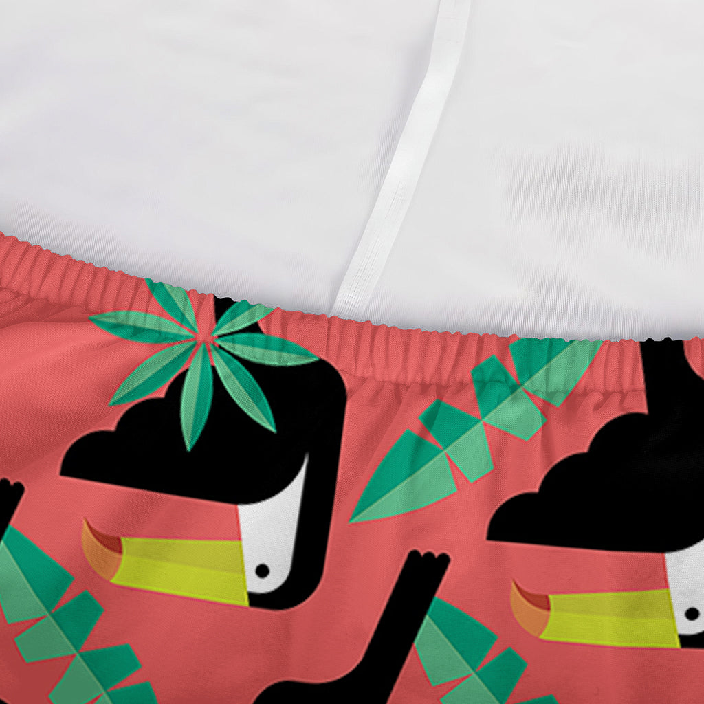 Tropical Toco Toucan Pattern Print Sofa Cover
