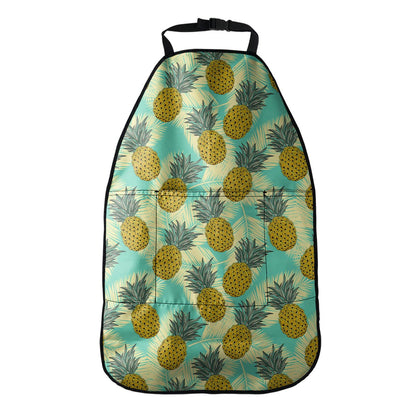 Tropical Vintage Pineapple Pattern Print Car Seat Organizers