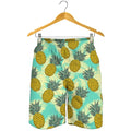 Tropical Vintage Pineapple Pattern Print Men's Shorts