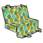 Tropical Vintage Pineapple Pattern Print Pet Car Back Seat Cover