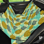 Tropical Vintage Pineapple Pattern Print Pet Car Back Seat Cover