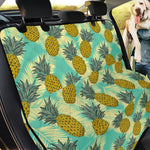 Tropical Vintage Pineapple Pattern Print Pet Car Back Seat Cover