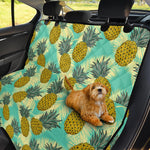 Tropical Vintage Pineapple Pattern Print Pet Car Back Seat Cover
