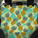 Tropical Vintage Pineapple Pattern Print Pet Car Back Seat Cover