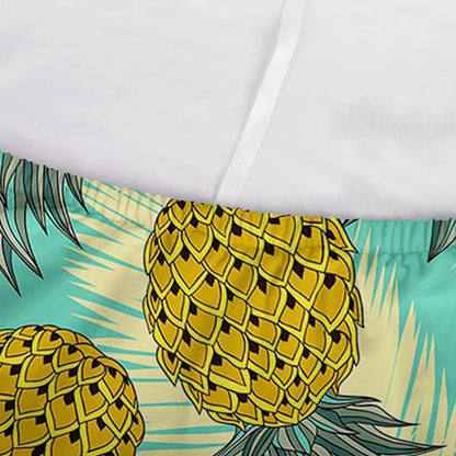 Tropical Vintage Pineapple Pattern Print Sofa Cover
