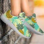 Tropical Vintage Pineapple Pattern Print Sport Shoes GearFrost
