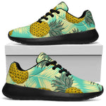 Tropical Vintage Pineapple Pattern Print Sport Shoes GearFrost