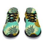Tropical Vintage Pineapple Pattern Print Sport Shoes GearFrost