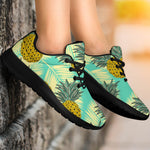Tropical Vintage Pineapple Pattern Print Sport Shoes GearFrost