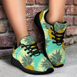 Tropical Vintage Pineapple Pattern Print Sport Shoes GearFrost