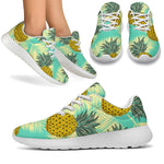 Tropical Vintage Pineapple Pattern Print Sport Shoes GearFrost
