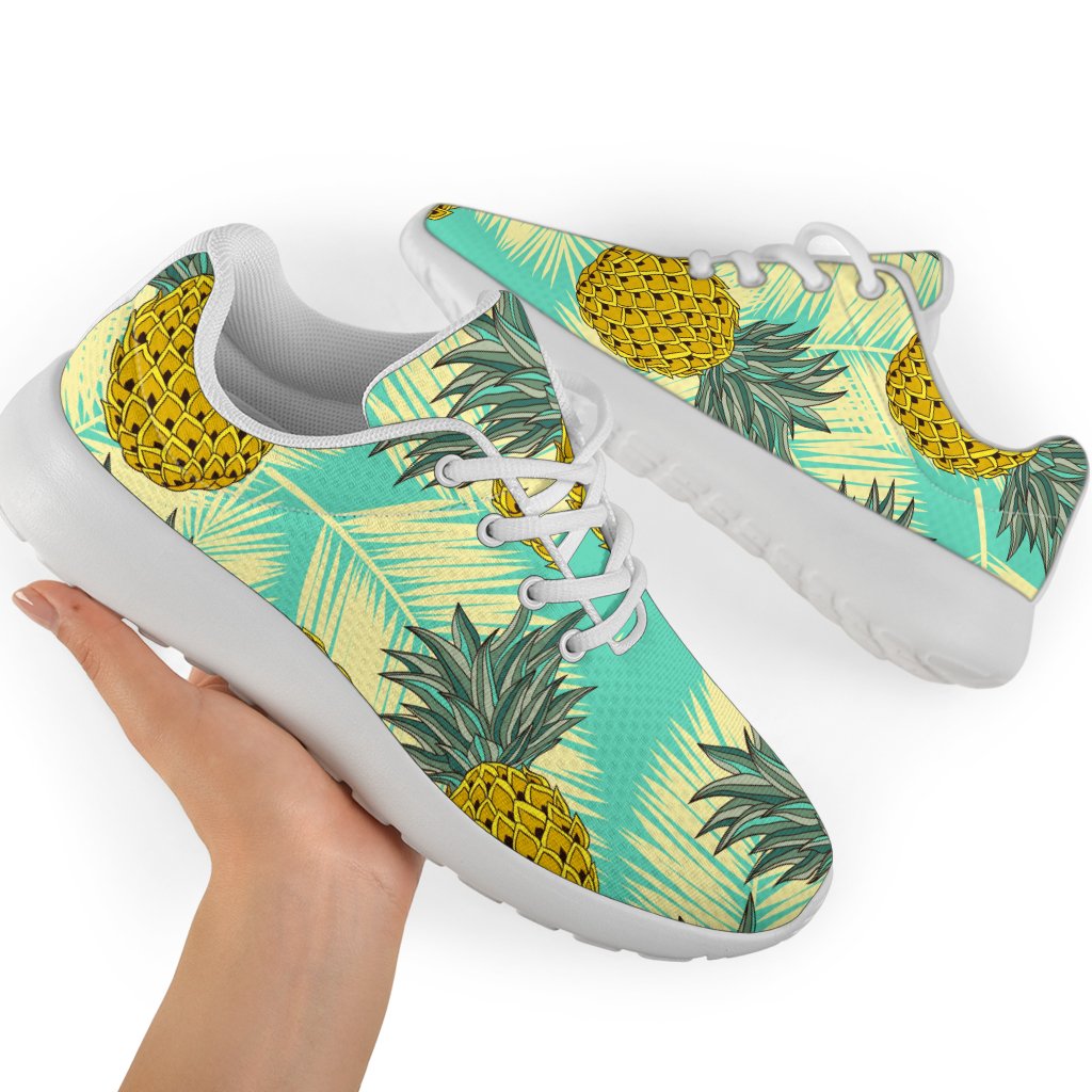 Tropical Vintage Pineapple Pattern Print Sport Shoes GearFrost