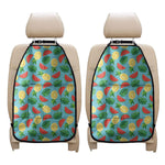 Tropical Watermelon And Pineapple Print Car Seat Organizers