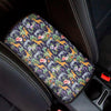 Tropical Zebra Giraffe Pattern Print Car Center Console Cover