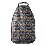 Tropical Zebra Giraffe Pattern Print Car Seat Organizers