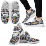 Tropical Zebra Giraffe Pattern Print Mesh Knit Shoes GearFrost