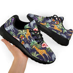 Tropical Zebra Giraffe Pattern Print Sport Shoes GearFrost