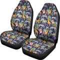 Tropical Zebra Giraffe Pattern Print Universal Fit Car Seat Covers