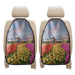 Tulip Field Print Car Seat Organizers