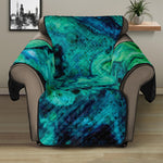 Turquoise Acid Melt Print Recliner Protector