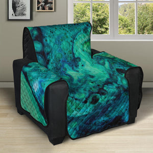 Turquoise Acid Melt Print Recliner Protector