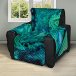 Turquoise Acid Melt Print Recliner Protector