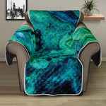 Turquoise Acid Melt Print Recliner Protector