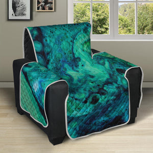 Turquoise Acid Melt Print Recliner Protector