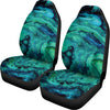 Turquoise Acid Melt Print Universal Fit Car Seat Covers