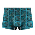 Turquoise African Ethnic Pattern Print Men's Boxer Briefs