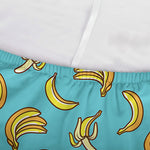 Turquoise Banana Pattern Print Sofa Cover