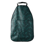 Turquoise Dragonfly Pattern Print Car Seat Organizers
