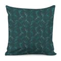 Turquoise Dragonfly Pattern Print Pillow Cover