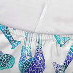 Turquoise Giraffe Pattern Print Sofa Cover