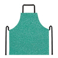 Turquoise (NOT Real) Glitter Print Apron