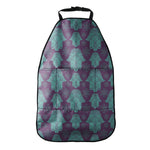 Turquoise Hamsa Pattern Print Car Seat Organizers
