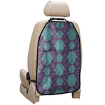 Turquoise Hamsa Pattern Print Car Seat Organizers