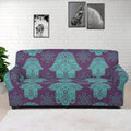 Turquoise Hamsa Pattern Print Sofa Cover
