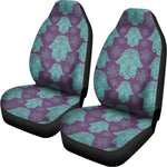 Turquoise Hamsa Pattern Print Universal Fit Car Seat Covers