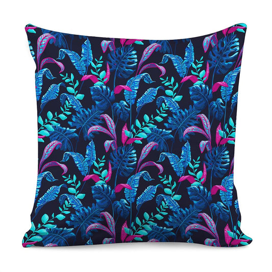 Turquoise Hawaii Tropical Pattern Print Pillow Cover