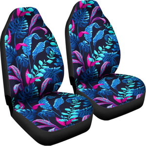 Turquoise Hawaii Tropical Pattern Print Universal Fit Car Seat Covers