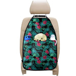 Turquoise Hawaiian Palm Leaves Print Car Seat Organizers