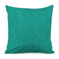 Turquoise Knitted Pattern Print Pillow Cover