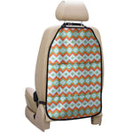 Turquoise Native American Pattern Print Car Seat Organizers