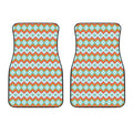 Turquoise Native American Pattern Print Front Car Floor Mats