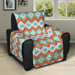 Turquoise Native American Pattern Print Recliner Protector