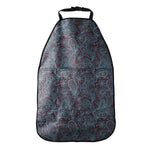 Turquoise Paisley Pattern Print Car Seat Organizers