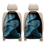 Turquoise Snake Print Car Seat Organizers