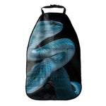 Turquoise Snake Print Car Seat Organizers