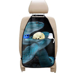 Turquoise Snake Print Car Seat Organizers